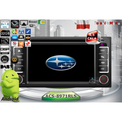 Radio dedykowane Subaru BRZ Subaru XV Crosstrek 2014 USA Android 9/10 CPU 8x1.87GHz Ram4GB Dysk32GB (Ram6GB+Dysk128GB*) DSP DVD GPS Ekran HD MultiTouc